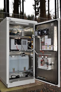 Ohmega Energy Projekte Bau eines Prototypen - SF6 Stromversorgungsüberwachung