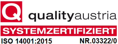 Ohmega Energy Zertifikat QualityAustria 14001 2015 NR.033220