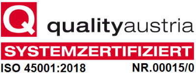 Ohmega Energy Zertifikat QualityAustria ISO 45001 2018 NR.000150