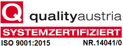 Ohmega Energy Zertifikat QualityAustria ISO 9001 2015 NR.140410